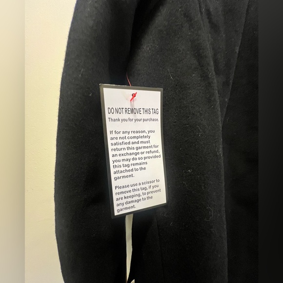 NWT KingSize Black Coat - Size Large Tall - Picture 6 of 7